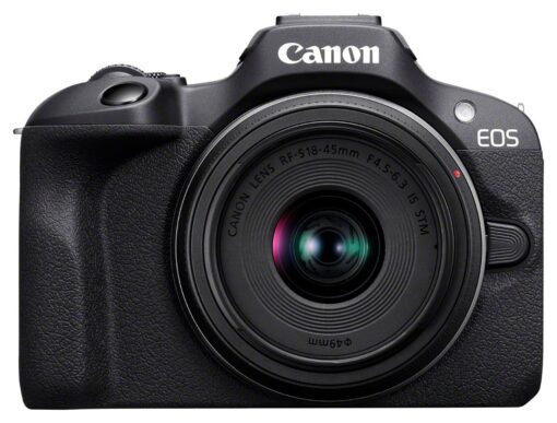 Canon EOS R100 Mirrorless Camera With RF 18-45mm IS STM Lens