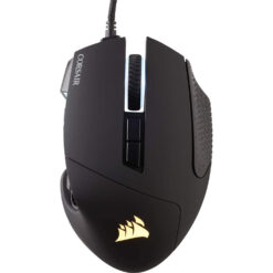 Corsair Scimitar ELITE RGB Optical MOBA/MMO Gaming Mouse (18000 DPI Optical Sensor, 17 Programmable Buttons, 4-Zone RGB Multi-Colour Backlighting,