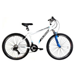 Dallingridge Pulsar Hardtail Mountain Bike, 26" Wheel - Ice White/Blue