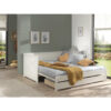 European Single (90 x 200cm) Drawer Standard Bed with Trundle by Vipack