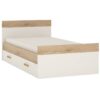 European Single Storage Bed with Mattress