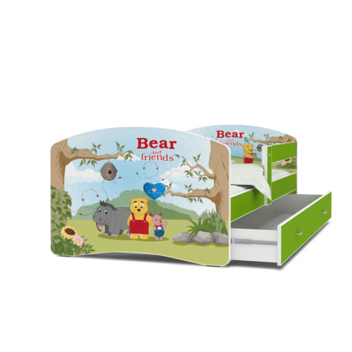 European Toddler (80 x 180cm) Drawer Bed Frames by AJK-53569 - [English]