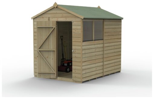 Forest Wooden 8 x 6ft Shiplap Apex Shed