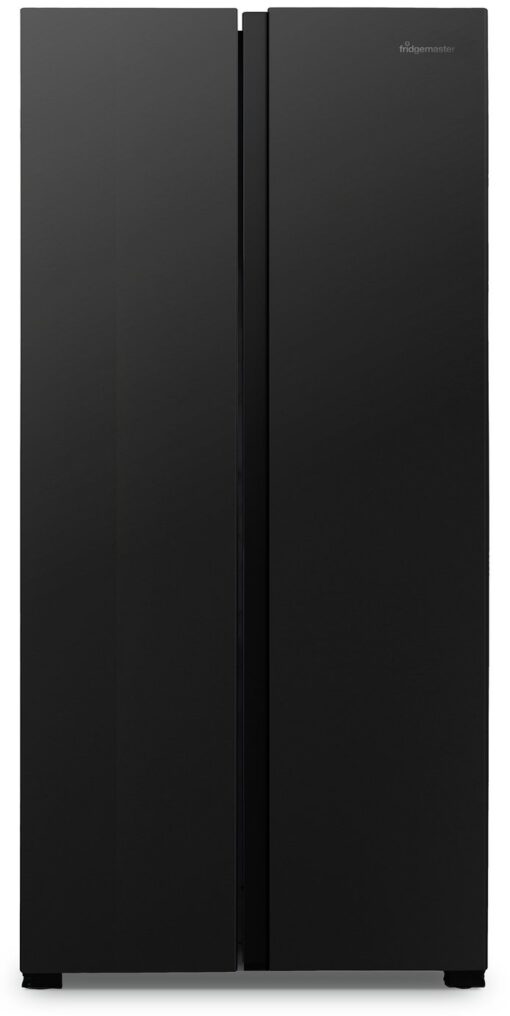 Fridgemaster MS83430FFB American Fridge Freezer - Black