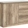 GFW Canyon 1 Door 3 Drawer Sideboard - Oak