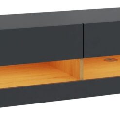 GFW Leon 120cm LED Wall TV Unit - Anthracite