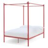 Habitat 60 Akari 4 Poster Double Metal Bed Frame - Red