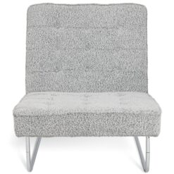 Habitat 60 Duomo Boucle Tubular Chair - Grey