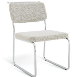 Habitat 60 Duomo Metal Dining Chair - Silver