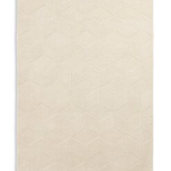 Habitat 60 Geo Carved Rug - 120x170cm - Natural