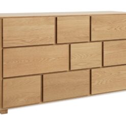 Habitat 60 Hana Wide 9 Drawer Chest - Oak