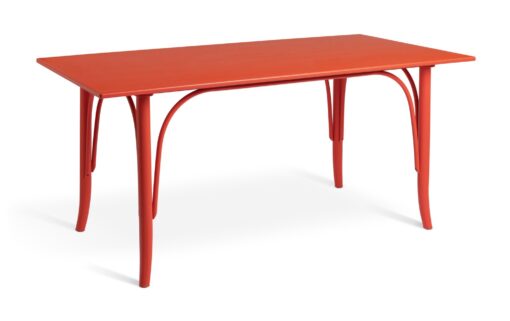 Habitat 60 Larsa 6 Seater Solid Birch Dining Table - Red