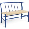 Habitat 60 Scottie Oak Bench - Blue