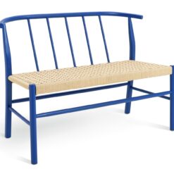 Habitat 60 Scottie Oak Bench - Blue