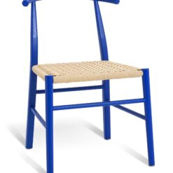 Habitat 60 Scottie Oak Dining Chair - Blue