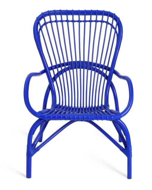 Habitat 60 Wyatt Rattan Chair - Blue