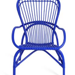 Habitat 60 Wyatt Rattan Chair - Blue