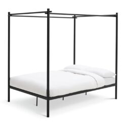 Habitat Akari 4 Poster Double Metal Bed Frame - Black