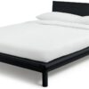 Habitat Akio Double Wooden Platform Bed Frame - Black