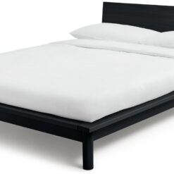 Habitat Akio Kingsize Wooden Platform Bed Frame - Black