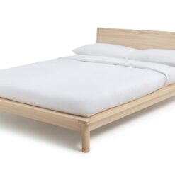 Habitat Akio Kingsize Wooden Platform Bed Frame - Natural