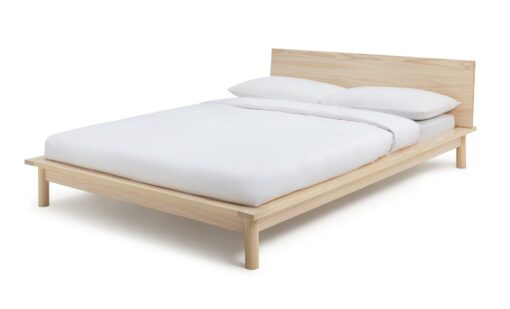 Habitat Akio Kingsize Wooden Platform Bed Frame - Natural