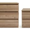 Habitat Jenson 3 Drawer Chest And Bedside Table Set- Oak