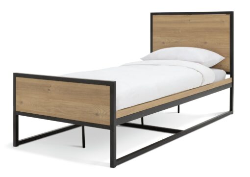 Habitat Loft Living Single Wooden Bed Frame - Oak