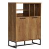 Habitat Nomad 2 Door Vinyl Cabinet - Oak