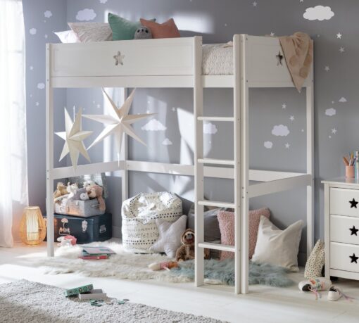 Habitat Stars High Sleeper Bed Frame - White