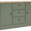 Habitat Winchester 2 Door 3 Drawer Sideboard - Reed Green