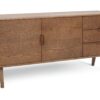 Habitat x Scion Esala 2 Door 3 Drawer Sideboard-Walnut Stain