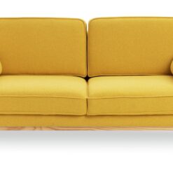 Habitat x Scion Lohko Fabric 3 Seater Sofa - Yellow