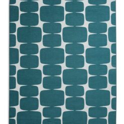 Habitat x Scion Lohko Printed Rug - 160 x 230cm -Teal