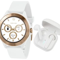 Harry Lime White Smart Watch and Ear Pod Set