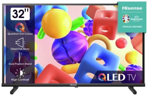 Hisense 32Inch 32A5KQTUK Smart Full HD HDR QLED Freeview TV