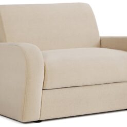 Jay-Be Deco Fabric Love Chair Sofa Bed - Cream