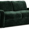 Jay-Be Deco Velvet 2 Seater Sofa Bed - Dark Green