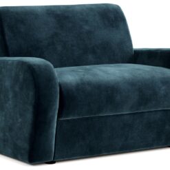 Jay-Be Deco Velvet Love Chair Sofa Bed - Ink Blue