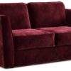 Jay-Be Elegance Velvet 2 Seater Sofa Bed - Burgundy