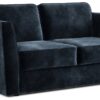 Jay-Be Elegance Velvet 2 Seater Sofa Bed - Charcoal