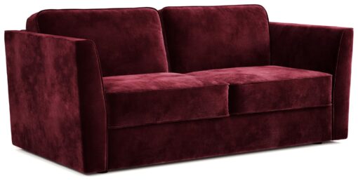 Jay-Be Elegance Velvet 3 Seater Sofa Bed - Burgundy