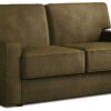 Jay-Be Linea Fabric 2 Seater Sofa Bed - Sage Green