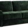 Jay-Be Linea Velvet 3 Seater Sofa Bed - Dark Green