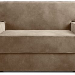 Jay-Be Linea Velvet Cuddle Chair Sofa Bed - Beige