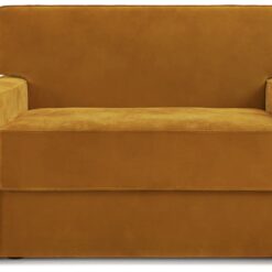 Jay-Be Linea Velvet Cuddle Chair Sofa Bed - Gold