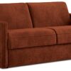 Jay-Be Slim Fabric 3 Seater Sofa Bed - Orange