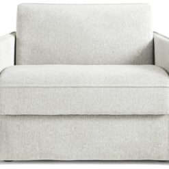 Jay-Be Slim Fabric Cuddle Chair Sofa Bed - Light Grey