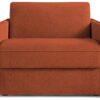 Jay-Be Slim Fabric Cuddle Chair Sofa Bed - Orange