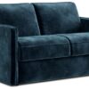 Jay-Be Slim Velvet 2 Seater Sofa Bed - Ink Blue